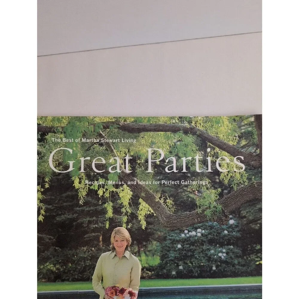 Martha Stewart Great Parties Soft Cover 1st Edition Book Recipes Menus Ideas